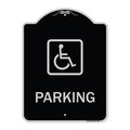Signmission Parking Handicapped Symbol Heavy-Gauge Aluminum Architectural Sign, 24" x 18", BS-1824-23477 A-DES-BS-1824-23477